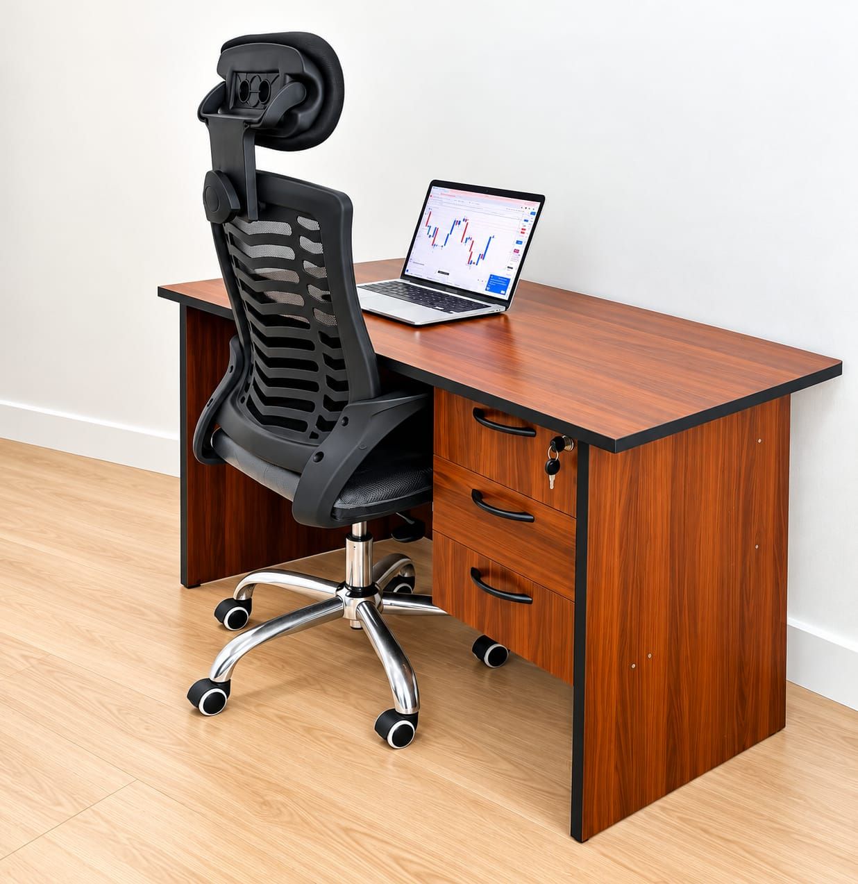 Office desk and office chair photo 1